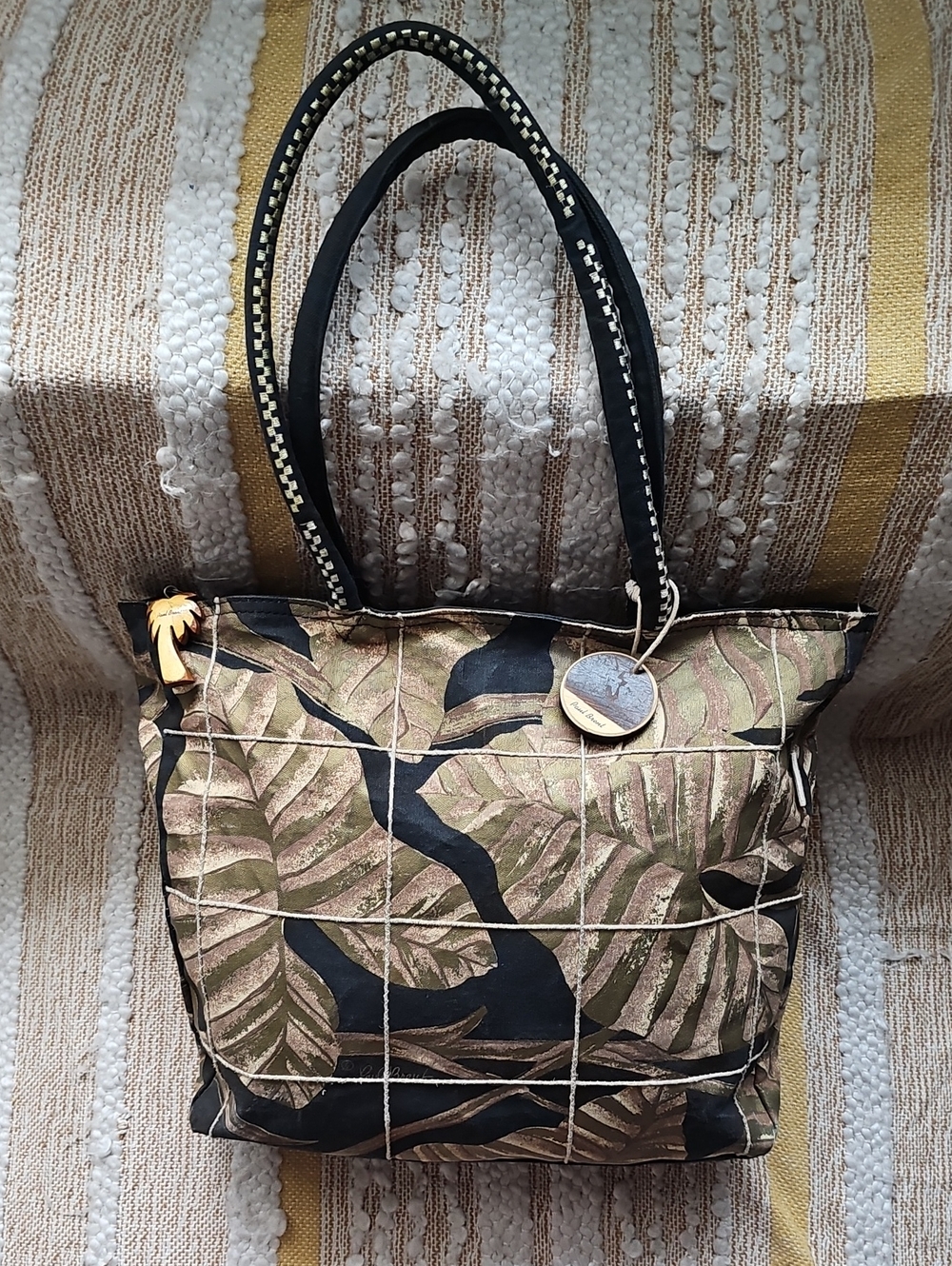 Paul Brent Tropical Leaf Beach Tote Bag